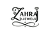 Zahra Jewels Logo with Stylish Curved Decorative Line